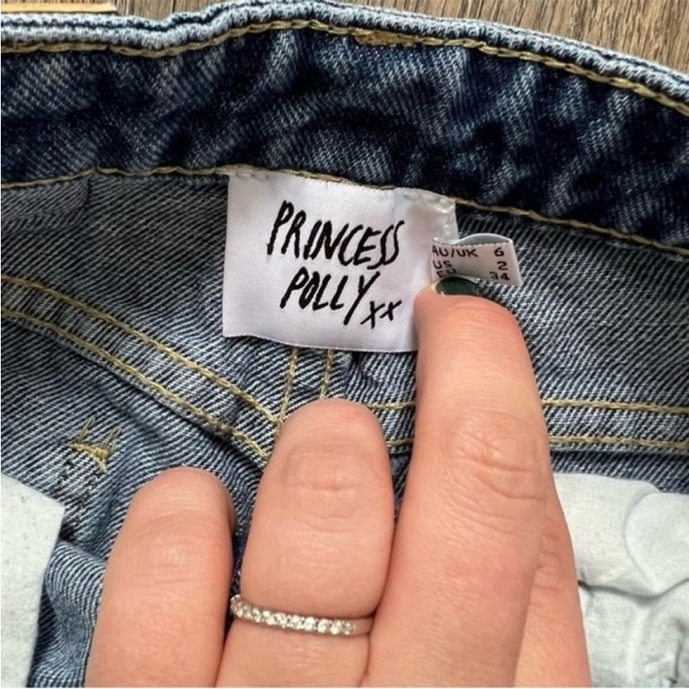 Princess Polly Clinton Balloon Leg Denim Jeans - Picture 6 of 6